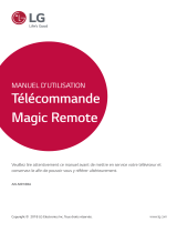LG Télécommande Magic remote Le manuel du propriétaire