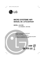 LG LX-U150D Le manuel du propriétaire
