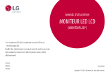 LG LG UltraFine 27UL650-W 27" Moniteur UHD 4K Manuel utilisateur