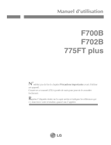 LG F700B Le manuel du propriétaire