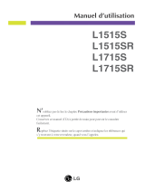 LG L1715S Le manuel du propriétaire