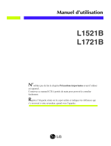 LG L1721B Le manuel du propriétaire