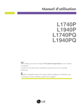 LG L1740PQC Le manuel du propriétaire