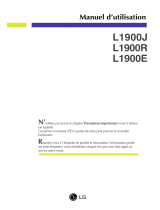 LG L1900R-WF Le manuel du propriétaire