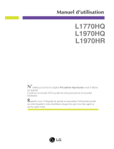 LG L1970HQ-BF Le manuel du propriétaire