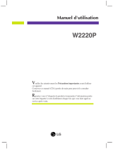 LG W2220P-BF Le manuel du propriétaire