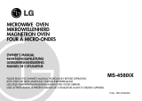 LG MS-4580IX Le manuel du propriétaire