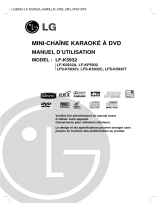 LG LF-K5932A Le manuel du propriétaire