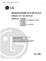 LG LF-M330A Le manuel du propriétaire