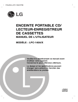 LG LPC-140A Le manuel du propriétaire