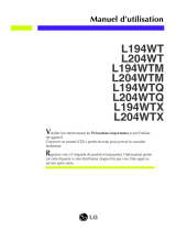 LG L204WT-BF Le manuel du propriétaire