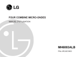 LG MH6083ALB Le manuel du propriétaire