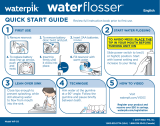 Waterpik Cordless Freedom Water Flosser Guide de démarrage rapide