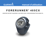 Garmin GPS MONTRE FORERUNNER 405 HR Manuel utilisateur