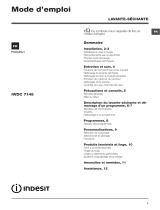 Indesit IWDC 7145 (FR) Le manuel du propriétaire