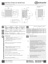 Bauknecht BCIO 3O33 DEL Guide d'installation