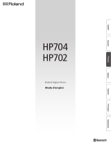 Roland HP704 Le manuel du propriétaire