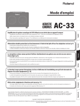 Roland AC-33 Le manuel du propriétaire