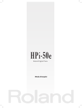 Roland HPi-50e Le manuel du propriétaire