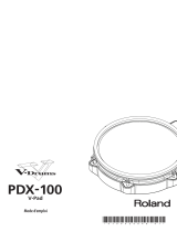Roland PDX-100 Le manuel du propriétaire