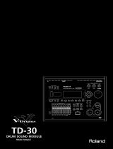 Roland TD-30K Le manuel du propriétaire