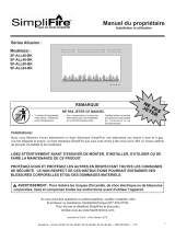Quadrafire SimpliFire Allusion Electric Fireplace Manuel utilisateur