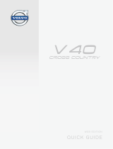 Volvo V40 Cross Country Guide de démarrage rapide
