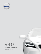 Volvo V40 Cross Country Guide de démarrage rapide