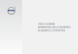 Volvo 2016 Livret d'entretien et de garantie