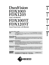 Eizo FDX1203 Le manuel du propriétaire