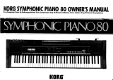 Korg SYMPHONIC PIANO 80 Le manuel du propriétaire