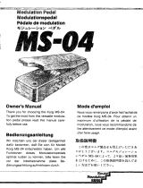 Korg MS-04 Le manuel du propriétaire
