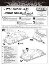 Kyosho No.39298 LEXUS SC430 Body Set Manuel utilisateur