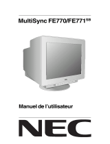 NEC MultiSync® FE771SB Le manuel du propriétaire