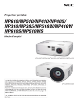 NEC NP305 Le manuel du propriétaire