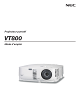 NEC VT800 Le manuel du propriétaire