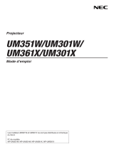 NEC UM301Wi (Multi-Pen) Le manuel du propriétaire