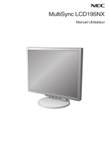 NEC MultiSync® LCD195NX Le manuel du propriétaire
