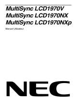 NEC MultiSync® LCD1970V Le manuel du propriétaire