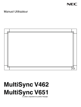 NEC MultiSync® V651 Le manuel du propriétaire