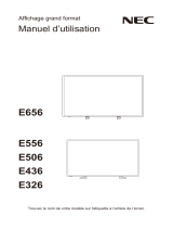 NEC MultiSync® E326 Le manuel du propriétaire