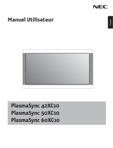 NEC PlasmaSync® 60XC10 Le manuel du propriétaire