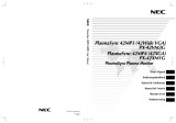 NEC PlasmaSync® 42XM1 Le manuel du propriétaire