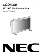 NEC NEC LCD4000 Le manuel du propriétaire