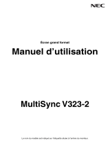 NEC MultiSync V323-2 Le manuel du propriétaire