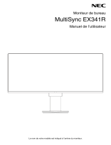 NEC MultiSync EX341R Le manuel du propriétaire