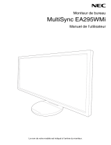 NEC MultiSync EA295WMi Le manuel du propriétaire