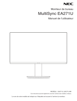 NEC MultiSync EA271U Le manuel du propriétaire