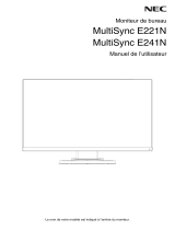 NEC MultiSync E241N Le manuel du propriétaire