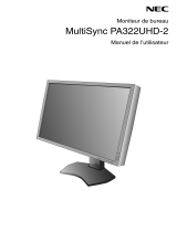 NEC MultiSync PA322UHD-2 Le manuel du propriétaire